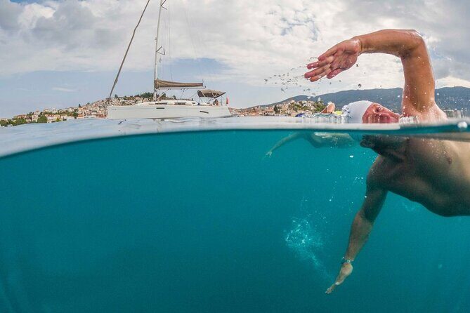 Poros: Daily Swimming Cruise - Explore Saronic Islands - Open-water swimming coaching from Ioannis Drymonakos
