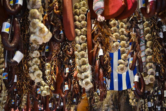 Private Athens Morning Food Tour (15+ tastings) - Best Seller - Pastirma, cured meats, olives, and the market platter logic