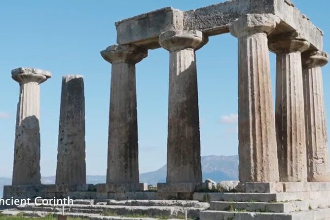 Private Biblical Apostle Paul steps in Ancient Corinth. - Acrocorinth: fortress rock, defense history, and quick viewpoint payoff