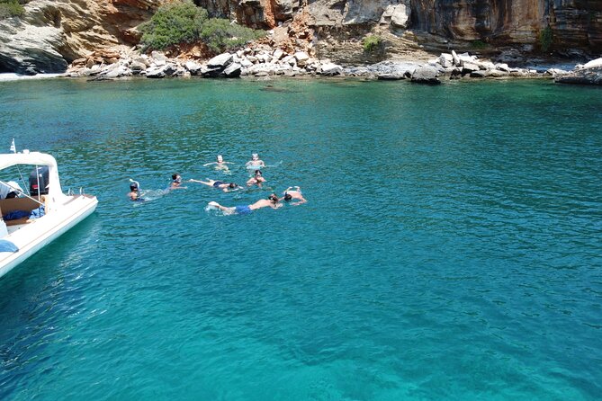 Private Cruise & Snorkeling Nea Makri, Marathon, Schinias, Rafina - Onboard Snacks, Water, and the Feel-Good Factor