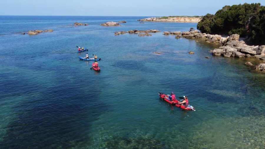 Private Sea Kayak over sunk city of ancient Feia - Who will love this most