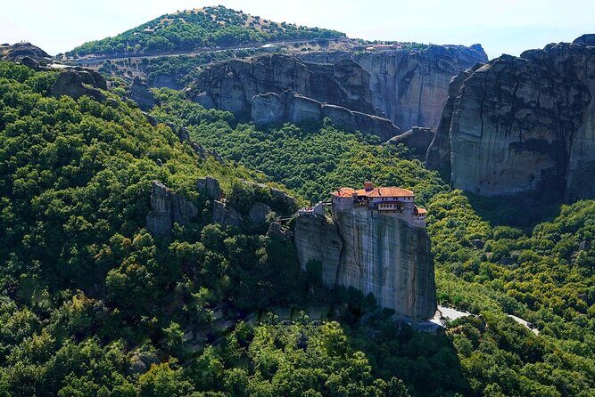 Private Tour to Monasteries of Meteora & Thermopylae from Athens - St. Stephan monastery: smaller setting, bigger historical scars
