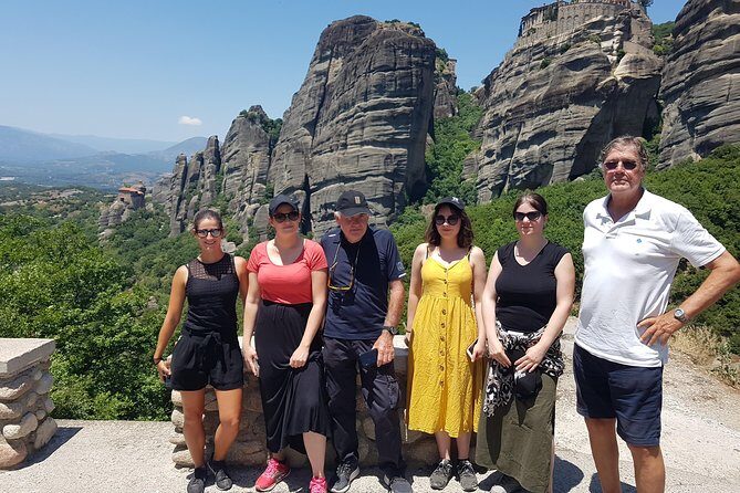 Single day rail trip from Thessaloniki to Meteora - Entering Meteora: six monasteries in view, three with a guided entry