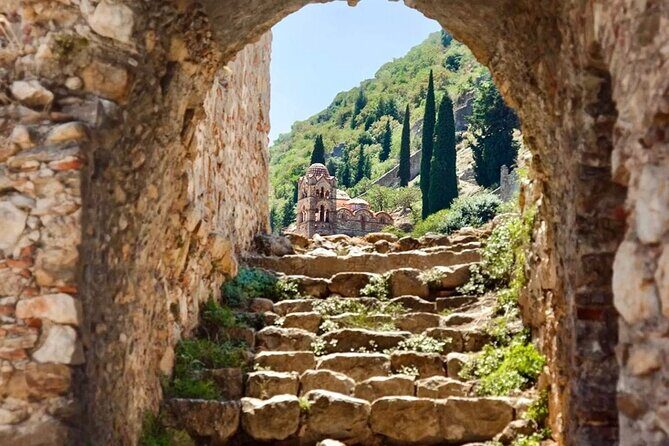 Sparta, Mystras & Limeni Traditional Village Private Day Tour - Limeni: turquoise water, stone towers, and slow village alleys