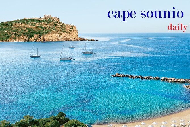Sunset & swimming at Cape Sounio, Poseidon temple - The guide factor: help that makes the day smoother
