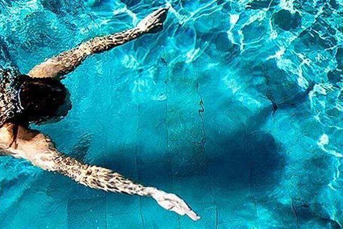 Sunset & swimming at Cape Sounio, Poseidon temple - Charakas Beach: crystal-blue Aegean swimming time
