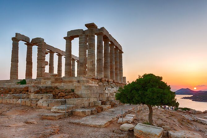 Temple of Poseidon and Cape of Sounion private sunset Tour - Lake Vouliagmeni: the Sunken Lake photo stop that feels unreal