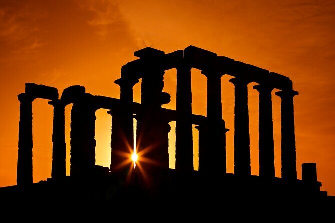 Temple of Poseidon sunset @ Cape Sounio (And dinner time) - Sunset at Cape Sounion: Why this temple stop matters
