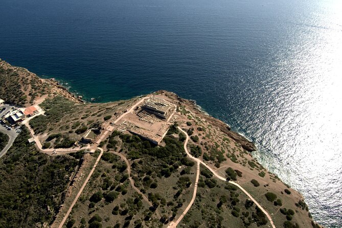Temple Of Poseidon - Sunset Small Group Tour - The Drive-By Varkiza Adds Coastline Texture