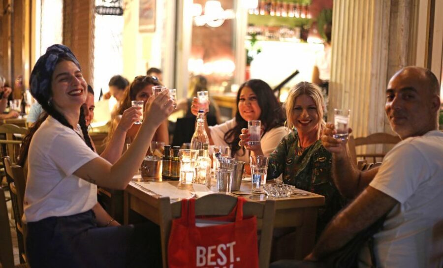 Twilight Athens Tour inc. rooftops, tastings & 3 drinks - Meeting at Syntagma Square, then slipping into side streets
