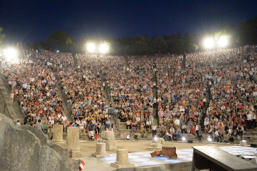 Watch a performance at ancient stage of Epidaurus - Getting the timing right: what to plan for before you sit in the seats