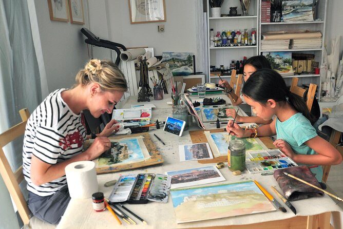 workshop for painting acropolis/landscape with local artist - Why this $78.72 price feels fair for Athens