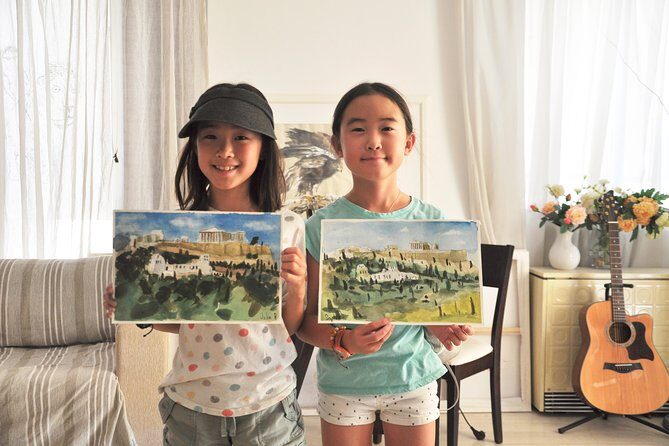 workshop for painting acropolis/landscape with local artist - Your first steps in the studio near Leof. Vouliagmenis
